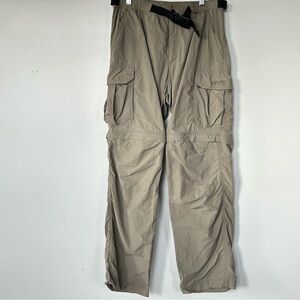 Gander Mountain Guide Series Convertible Pants Mens Size S/30 Cargo Hiking Nylon